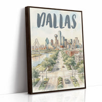 Dallas in Watercolor