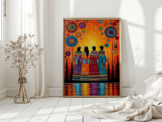 Together Beneath the Starlit Canvas