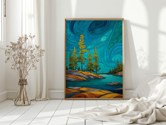 Where Gold Meets Aquamarine