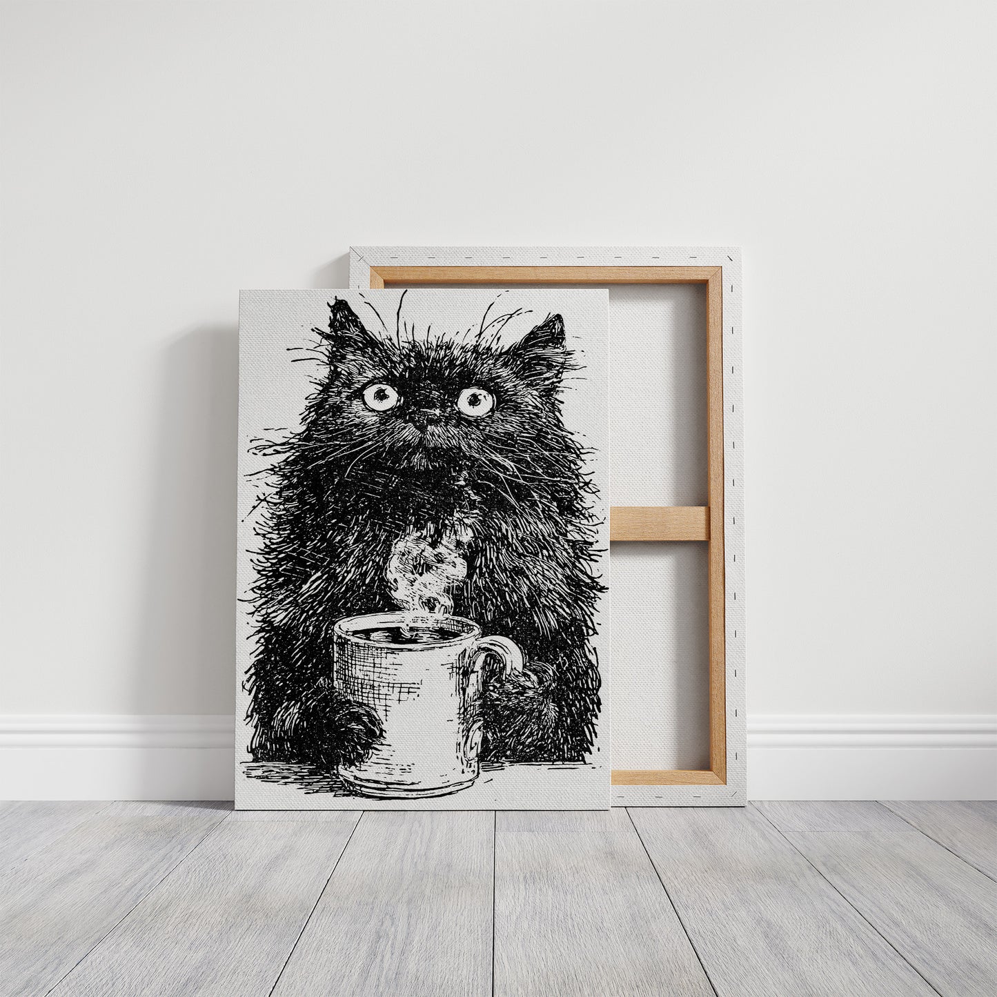 Cat After Too Much Coffee
