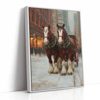 Snowbound Carriage on Market Street