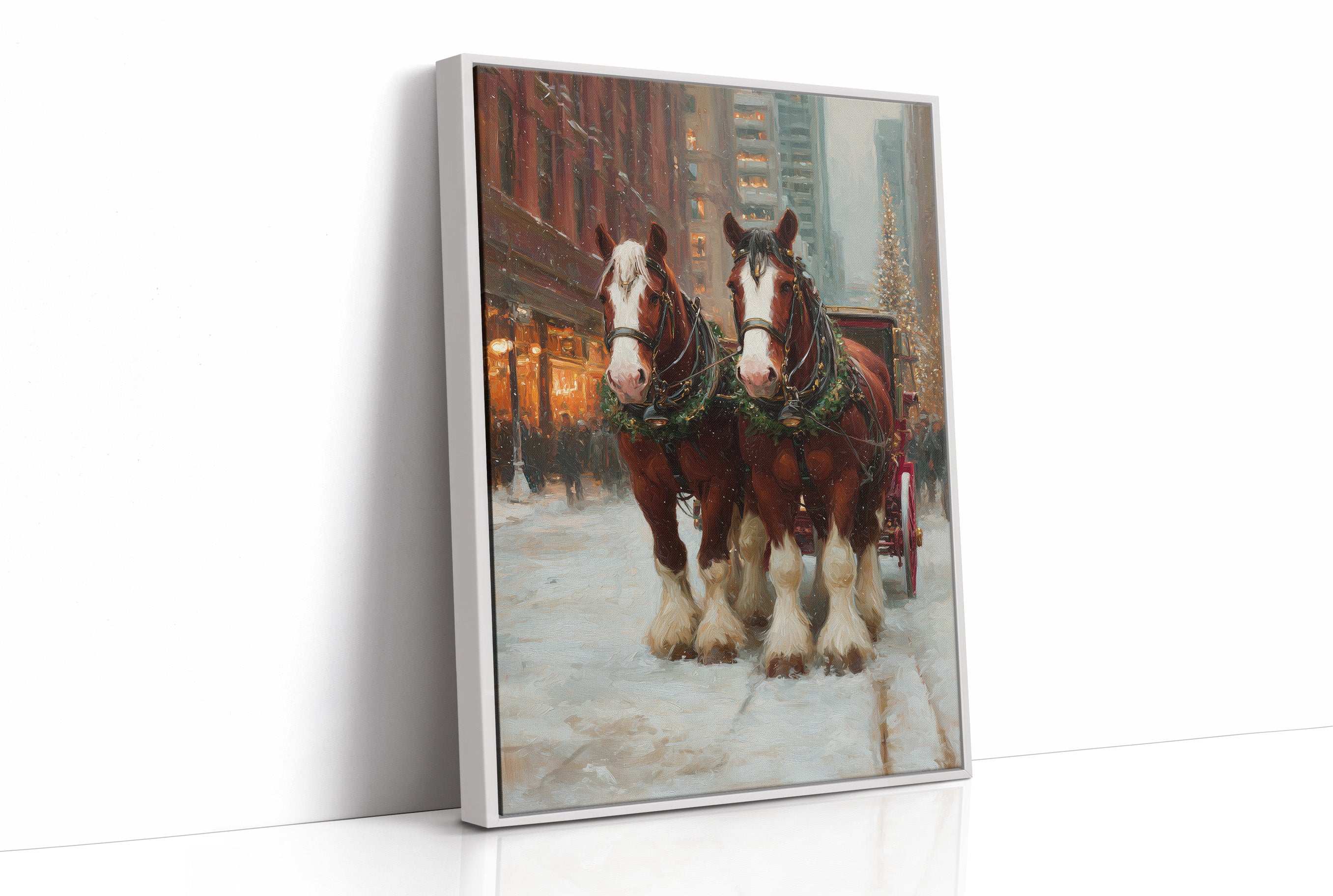 Snowbound Carriage on Market Street