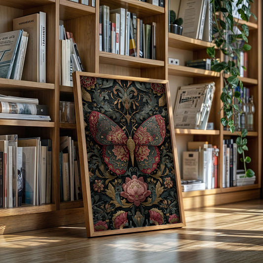 Butterfly Dance Among Blossoms