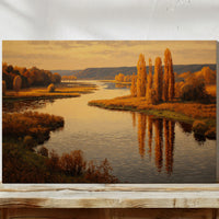 Golden Reflections at Dusk