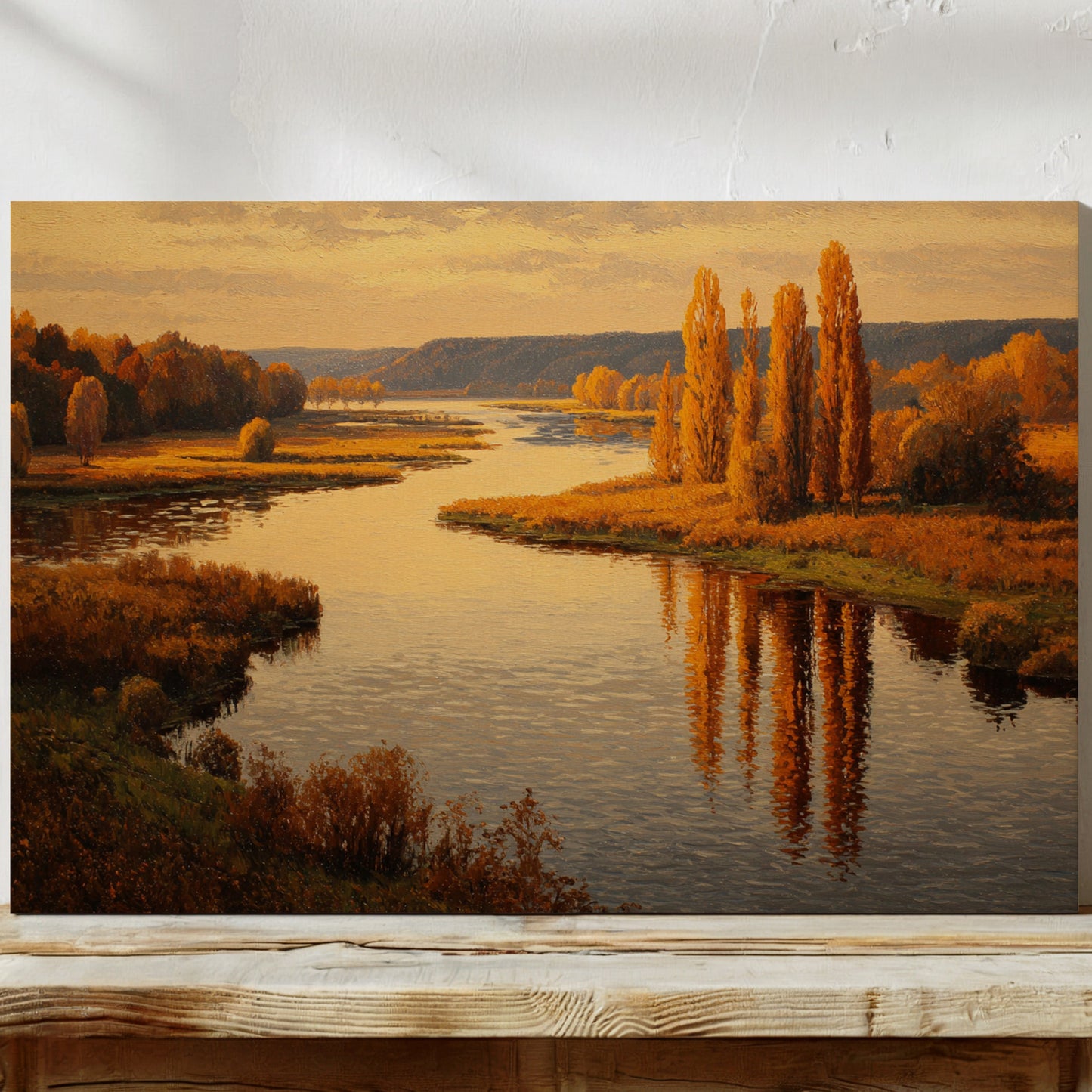 Golden Reflections at Dusk