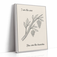 Vineyard Scripture In Simple Lines
