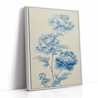 Blue Peonies Dance In Morning Light