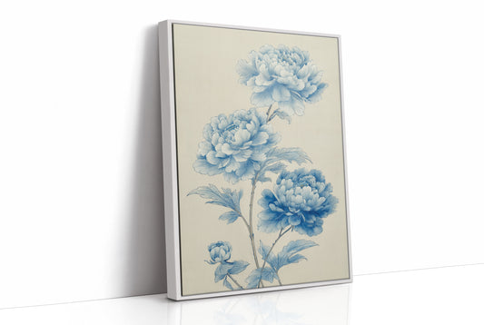 Blue Peonies Dance In Morning Light