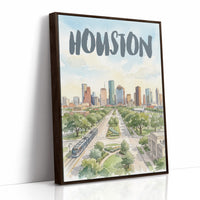 Houston in Watercolor