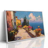 Mediterranean Summer Blooms At Noon