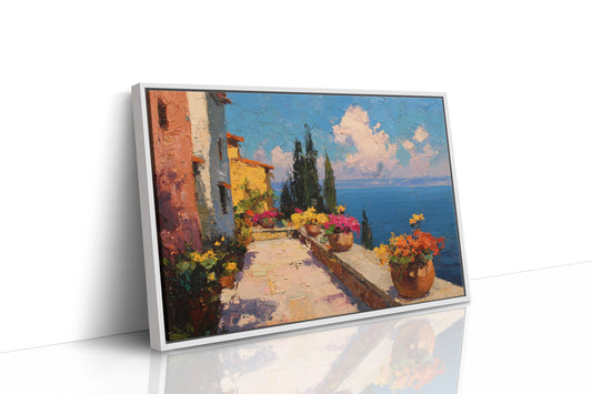 Mediterranean Summer Blooms At Noon