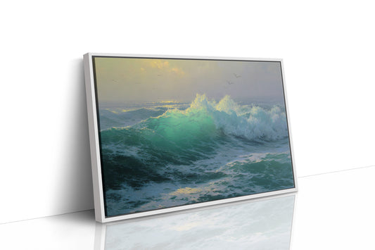 Ocean's Wild Dance At Dawn