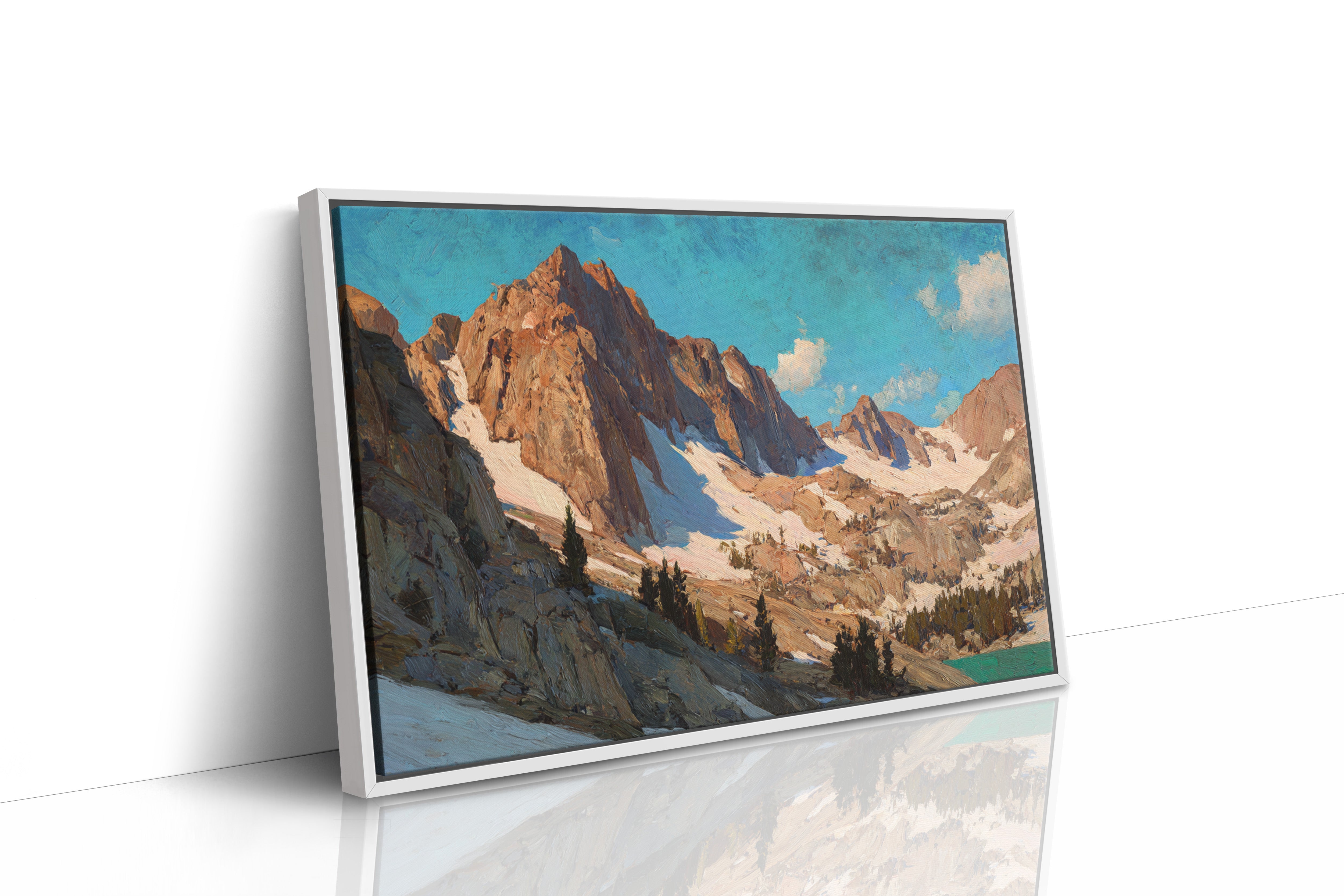 Alpine Peaks Touch Morning Light