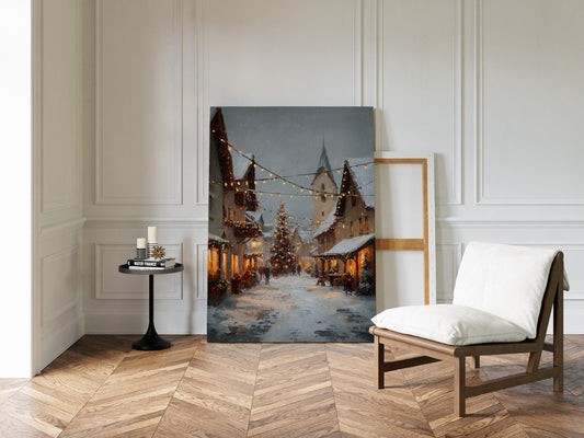 Twinkling Lights and Frosted Streets