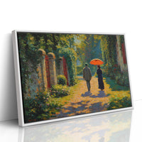Autumn Path Through Garden Gates