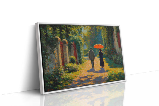Autumn Path Through Garden Gates