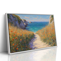 Poppies Dance Along Ocean Trails