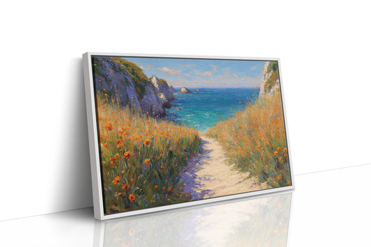 Poppies Dance Along Ocean Trails