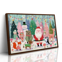 Forest Friends Share Holiday Magic Together