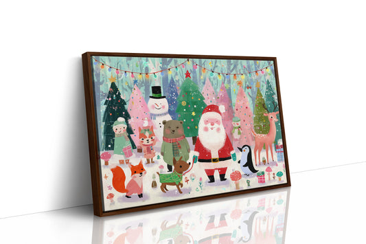 Forest Friends Share Holiday Magic Together