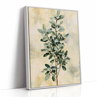 Eucalyptus Sprig on Golden Cream