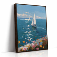 Where the Cliffs Bloom Toward Open Water
