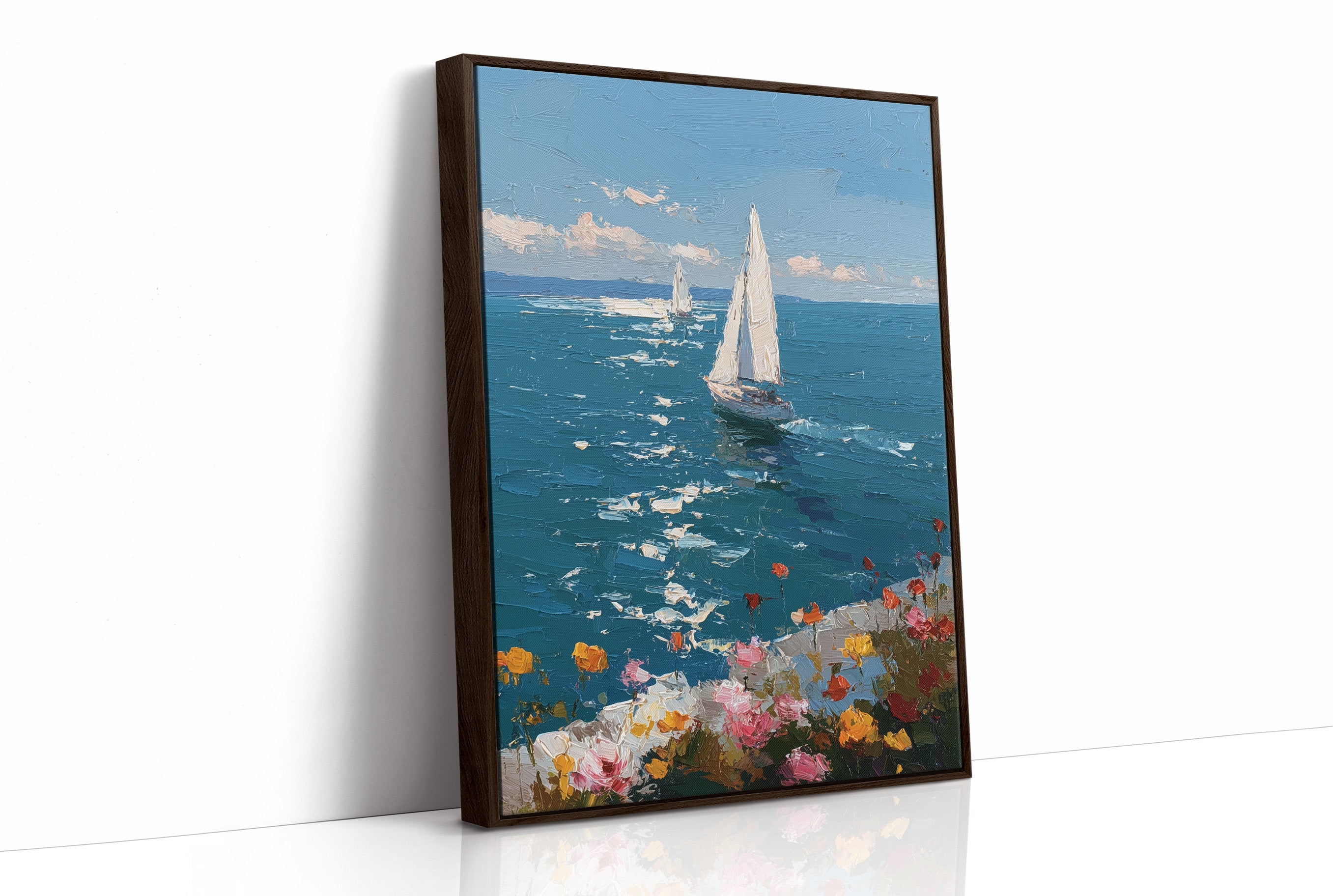 Where the Cliffs Bloom Toward Open Water