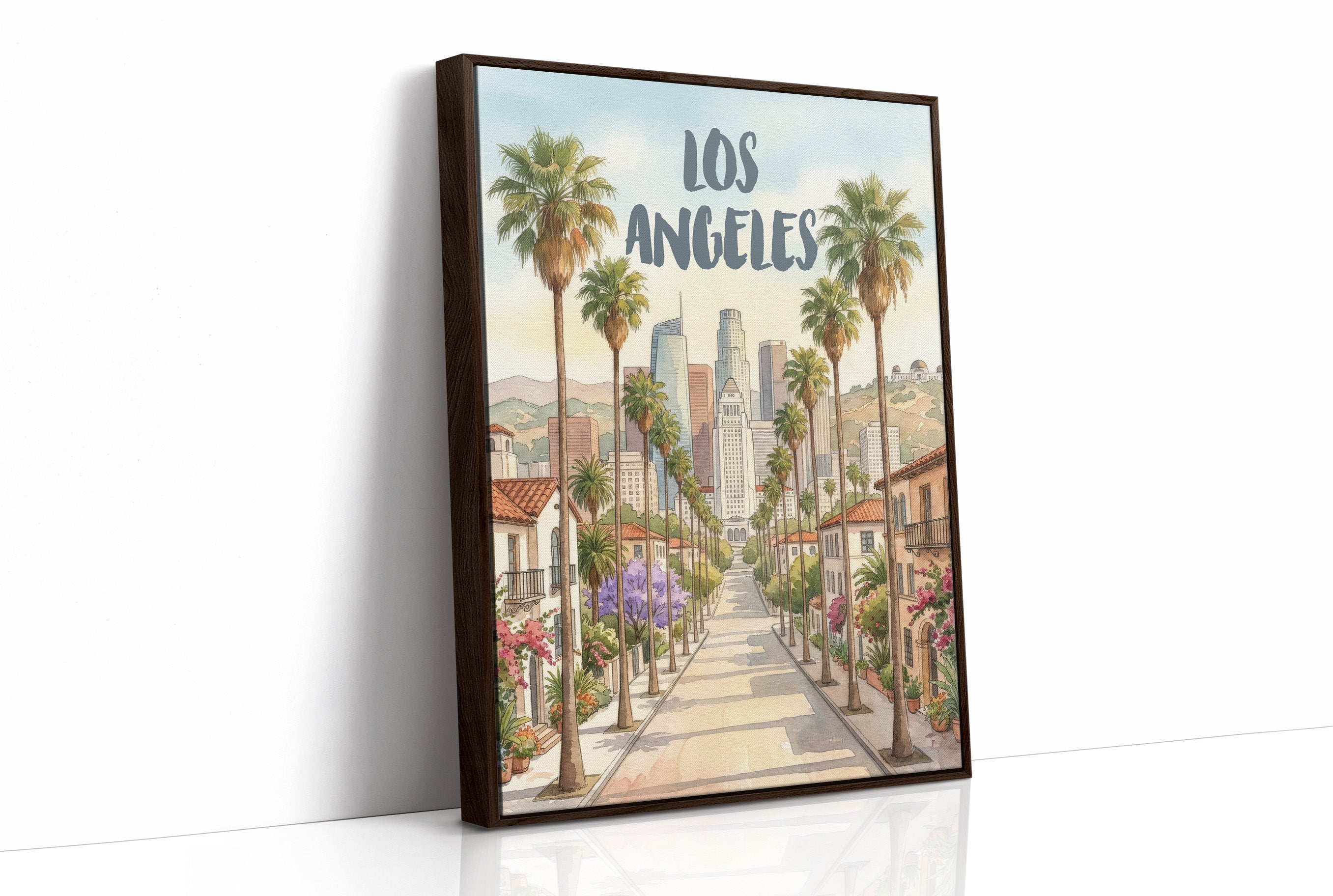 LA in Watercolor