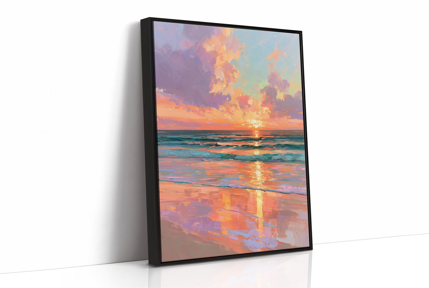 Sky on Fire at the Shore