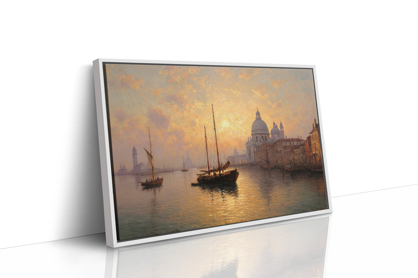 Venetian Sails Chase Golden Light