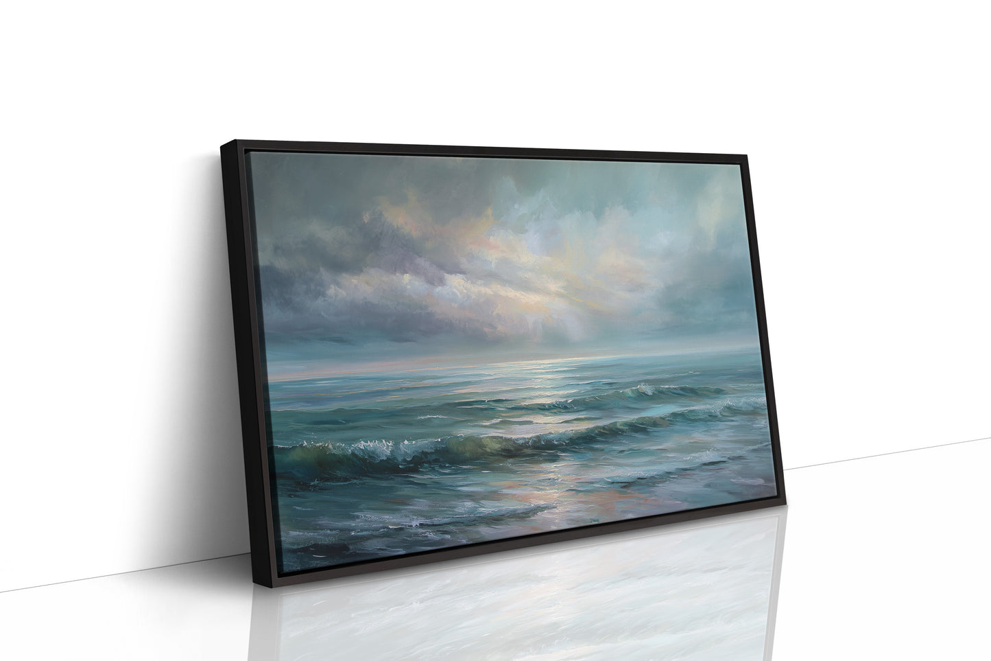 Ocean Breaths Between Storm Clouds