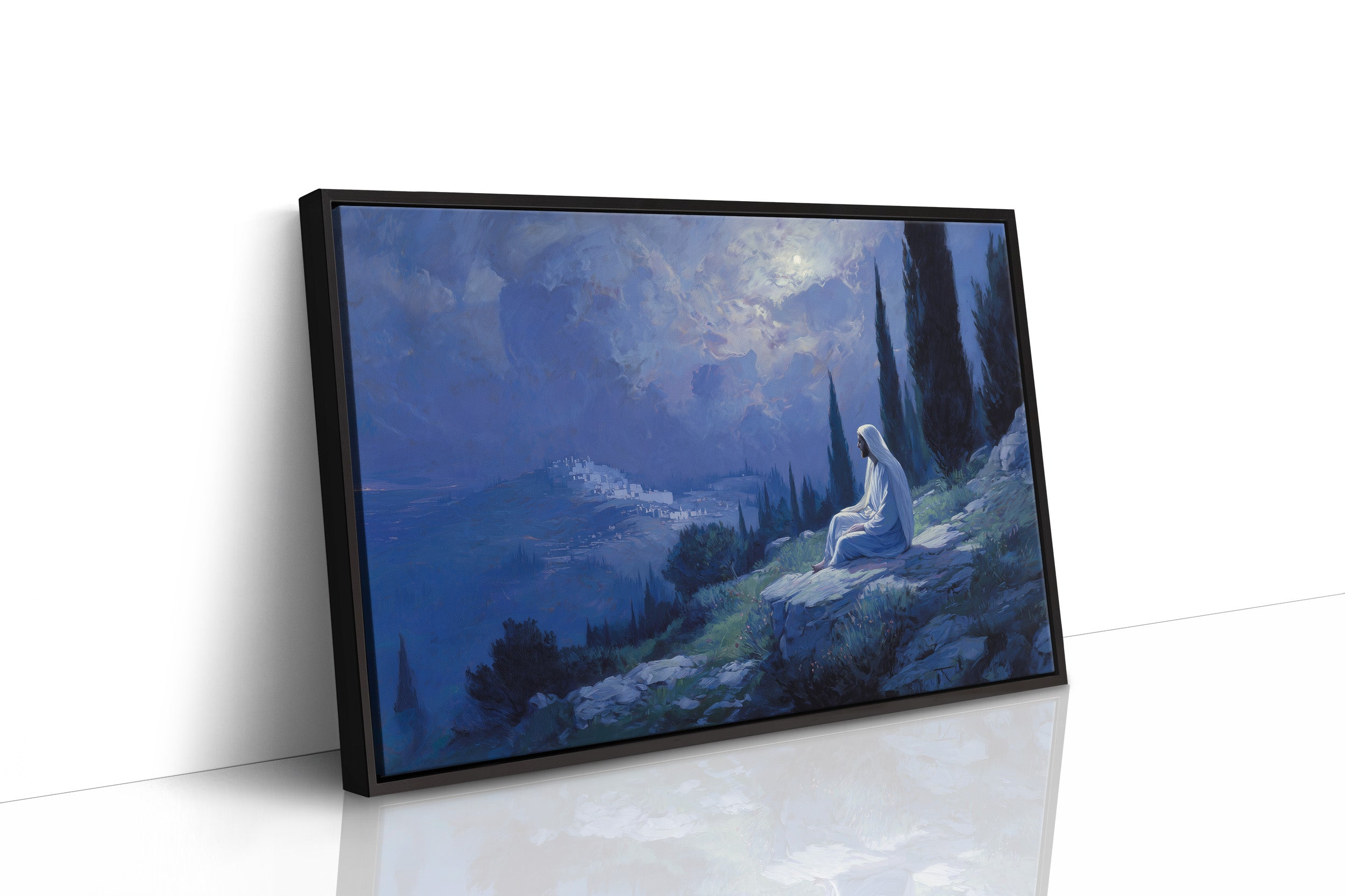 Solitude Beneath Indigo Skies