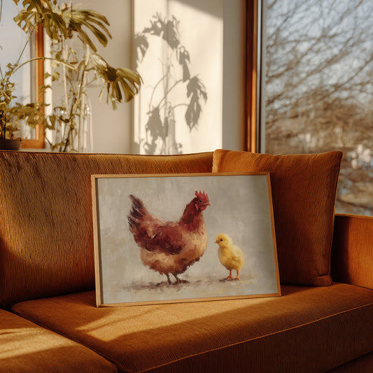 Mother Hen Shares Morning Wisdom