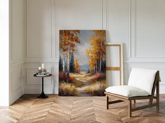 Path Through Golden Leaves