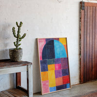 Colors Dance Through City Windows
