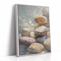 River Stones Catch Morning's First Light