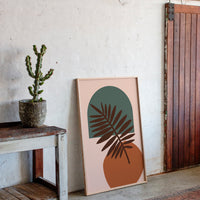 Foliage Dances Against Soft Canvas