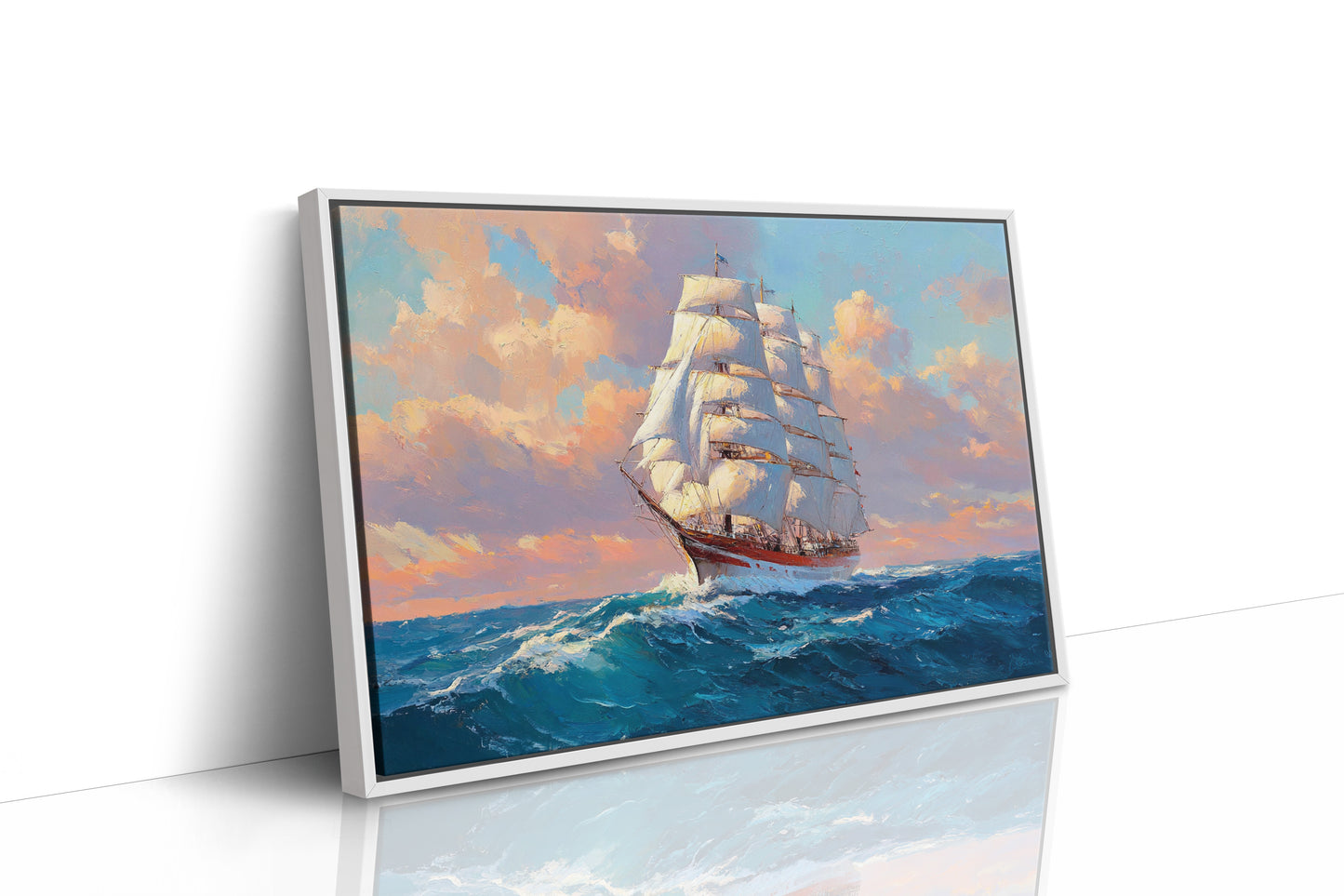 Sunset Sails Chase Ocean Dreams