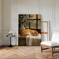 Naptime Beneath Sunlit Windows