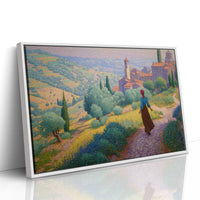 Tuscan Wildflowers Light Ancient Paths
