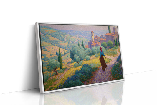 Tuscan Wildflowers Light Ancient Paths