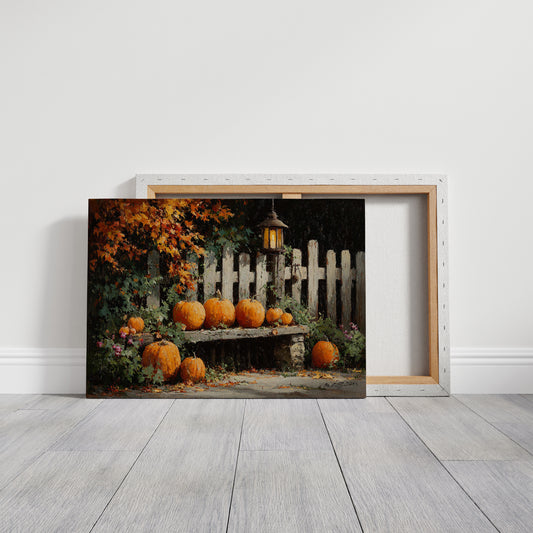 Harvest Glow Beneath Autumn Leaves