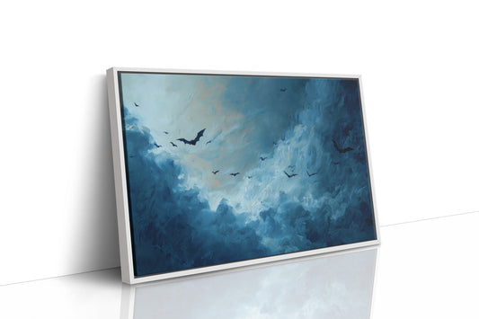 Birds Dance Through Storm Clouds