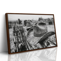 Weathered Hat on the Rail