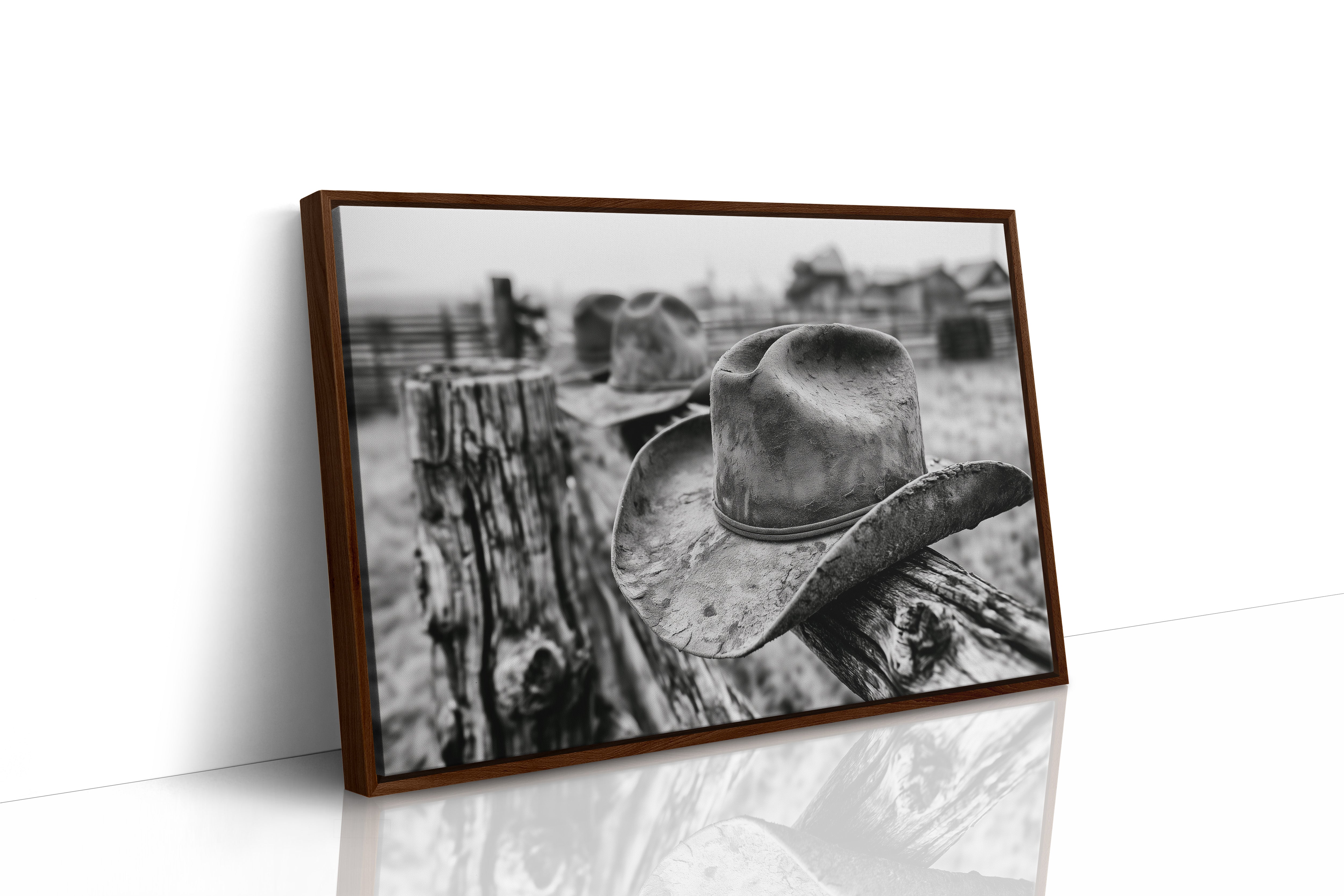 Weathered Hat on the Rail