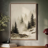 Mist Over Timeless Pines