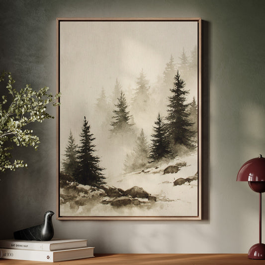 Mist Over Timeless Pines