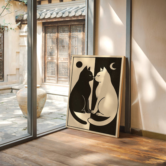 Day Meets Night Through Feline Eyes