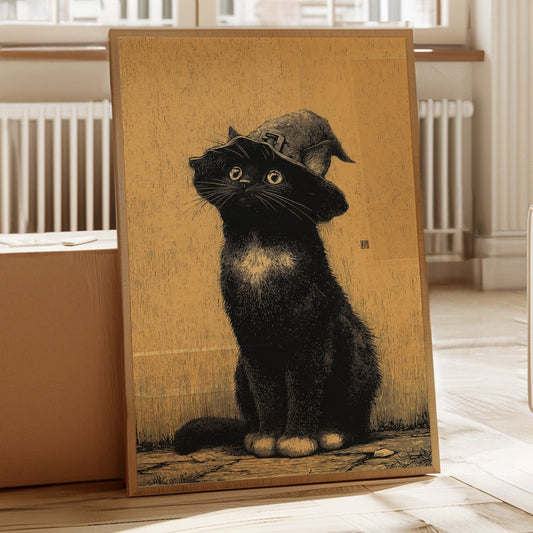 The Enchanted Feline Stares Back