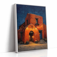 Desert Nightlight: Adobe Left the Lights On